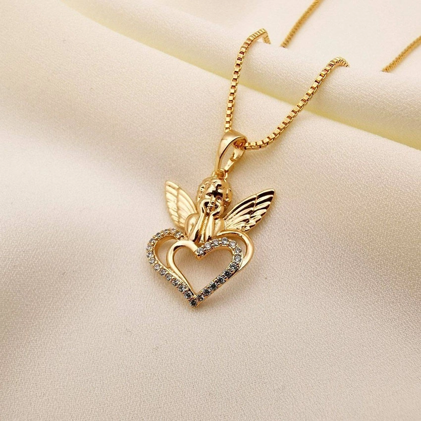 پلاک فرشته و قلب ژوپینگ کد 538 1