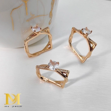 انگشتر مینیمال مربع دریم کد 591