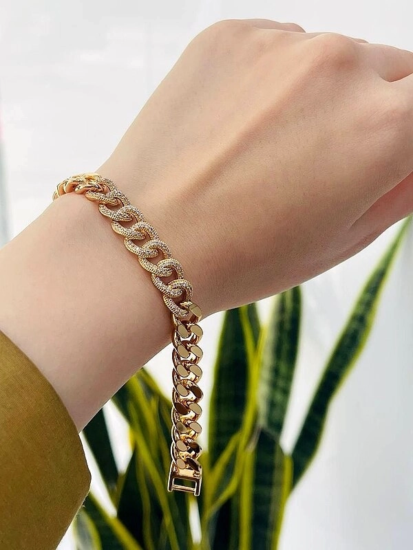 دستبند کارتیه نگین‌ دار ژوپینگ کد 313 4