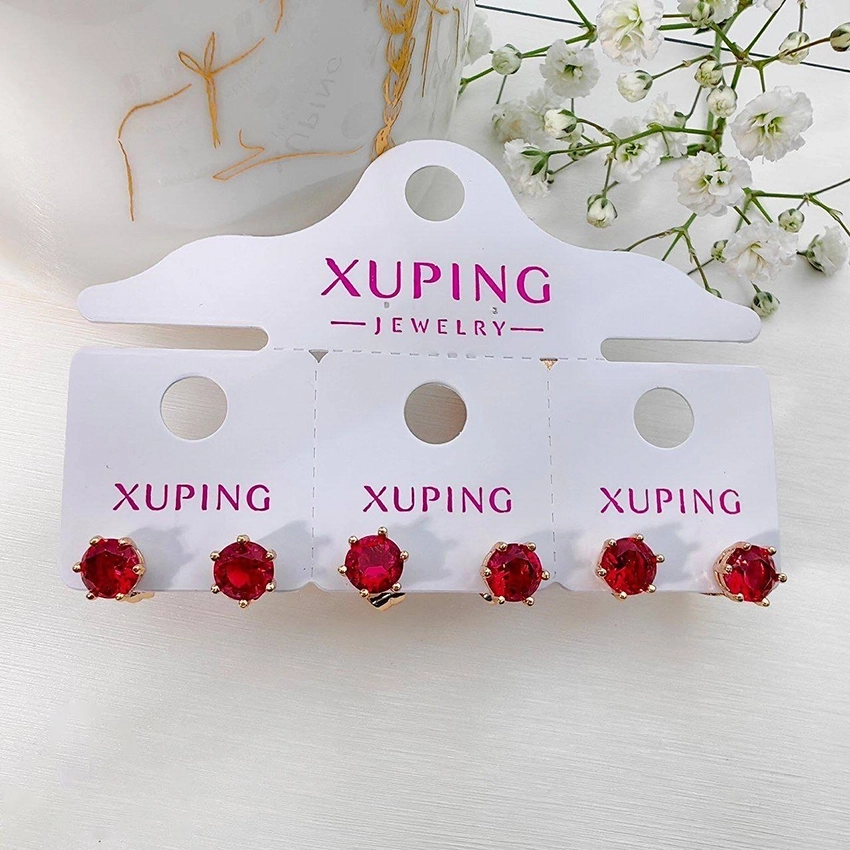 گوشواره میخی تک نگین ژوپینگ کد 615 1