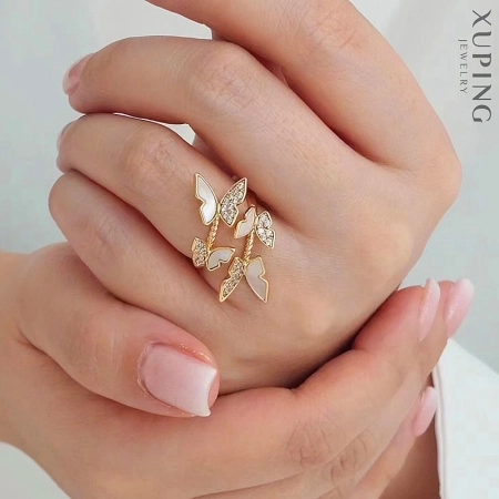 انگشتر پروانه صدفی ژوپینگ کد 603