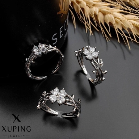 انگشتر پیچک و شکوفه ژوپینگ کد 624