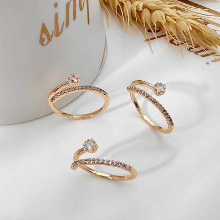 انگشتر نگین دار جواهری ژوپینگ کد 631