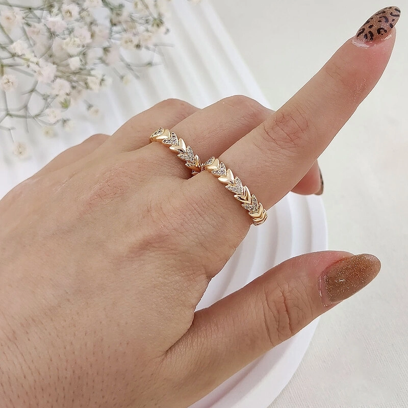 انگشتر حلقه قلب ژوپینگ کد 640 3