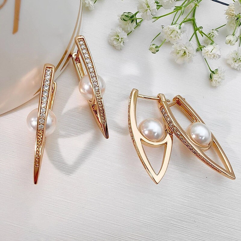 گوشواره هفتی مرواریدی ژوپینگ کد 662 2