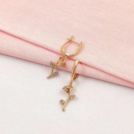 گوشواره گل رز ژوپینگ کد 669