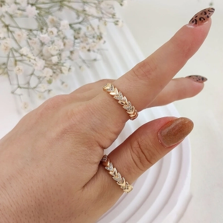 انگشتر حلقه قلب ژوپینگ کد 640