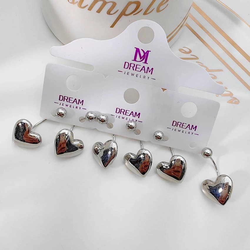 گوشواره قلبی دریم کد 665 1