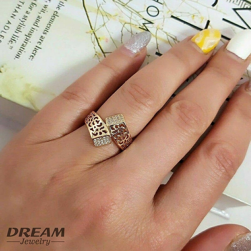 انگشتر طرح شبکه‌ای دریم 419 4