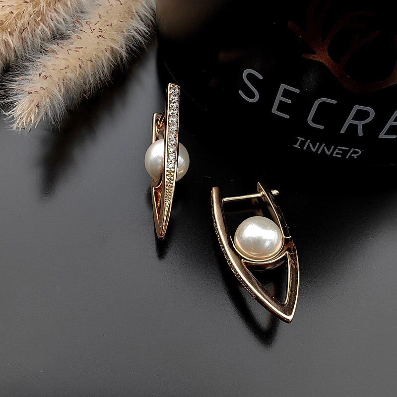 گوشواره هفتی مرواریدی ژوپینگ کد 662 4