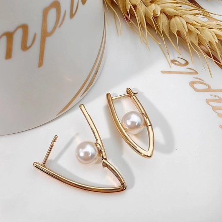 گوشواره هفتی مرواریدی ژوپینگ کد 663