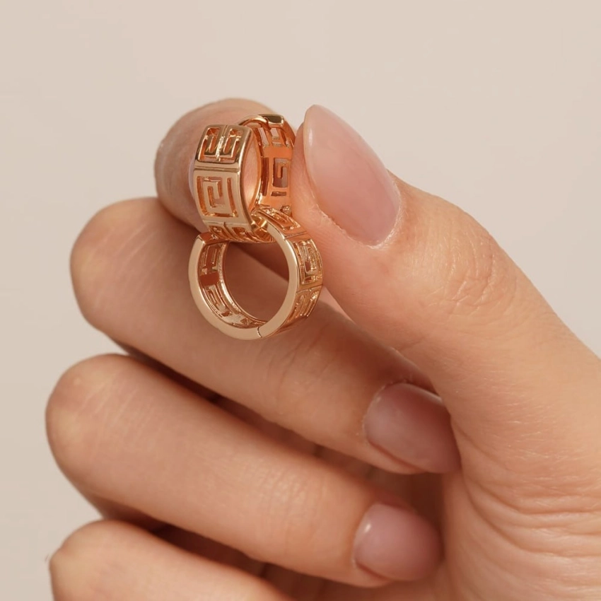 گوشواره طرح یونانی ژوپینگ کد 339