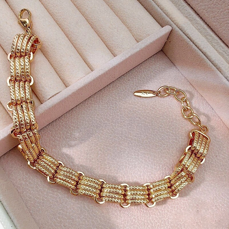 دستبند یونانی طرح‌طلا ژوپینگ کد 686 2