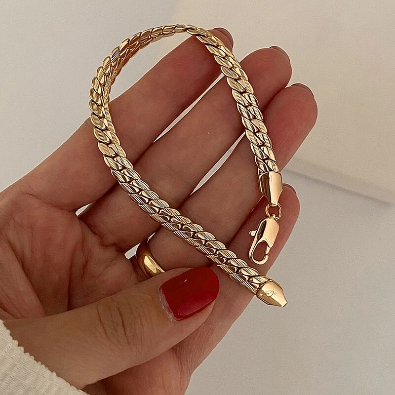 دستبند پوست ماری تراش‌دار ژوپینگ کد 681 2