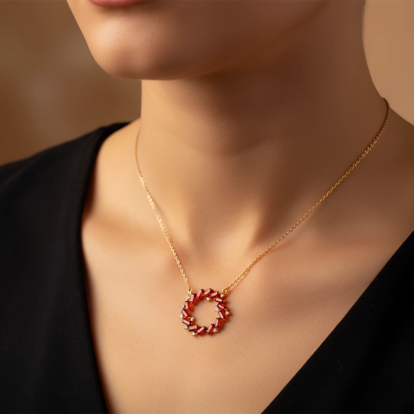 گردنبند جواهری طرح شوپارد ژوپینگ کد 468