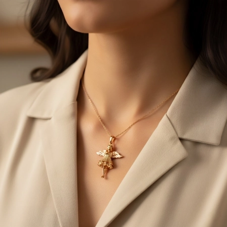 گردنبند فرشته ژوپینگ کد 575