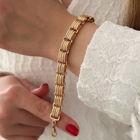 دستبند یونانی طرح‌طلا ژوپینگ کد 686