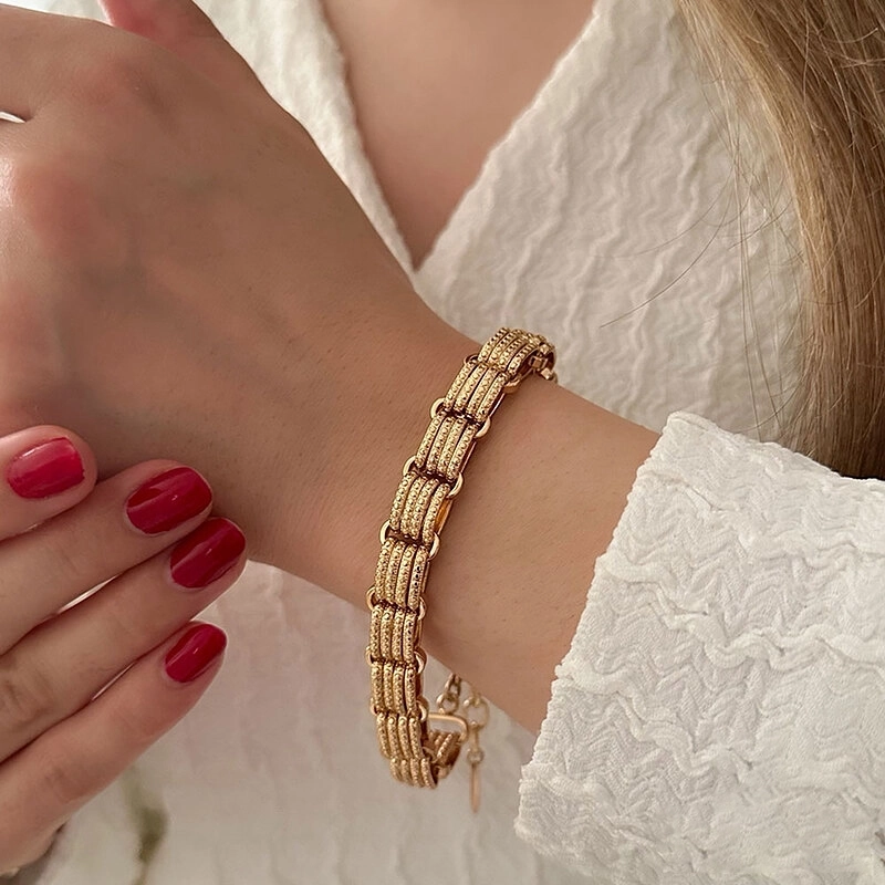 دستبند یونانی طرح‌طلا ژوپینگ کد 686 1