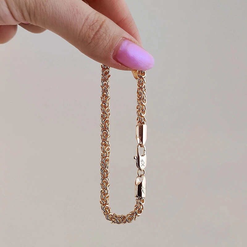 دستبند طرح یزدی 5 میل ژوپینگ کد 684 1