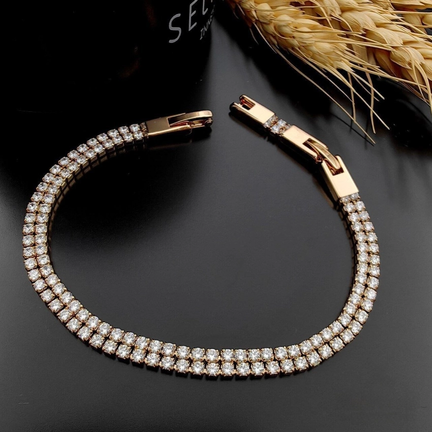 دستبند تنیسی دو ردیفه ژوپینگ کد 696