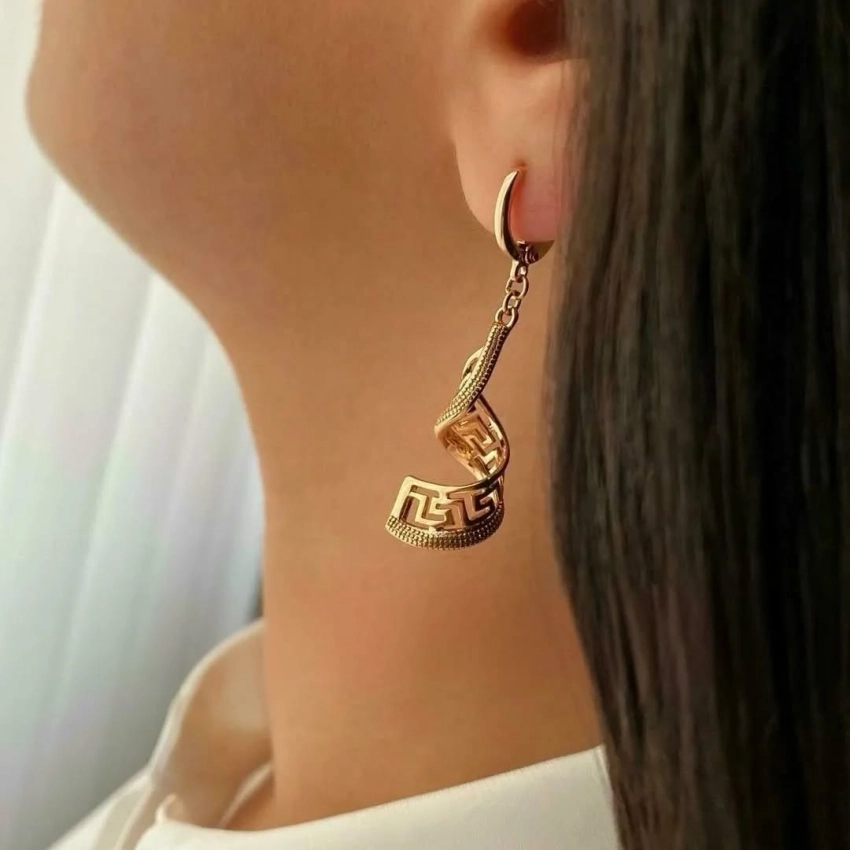 گوشواره آویز ورساچه ژوپینگ کد 699