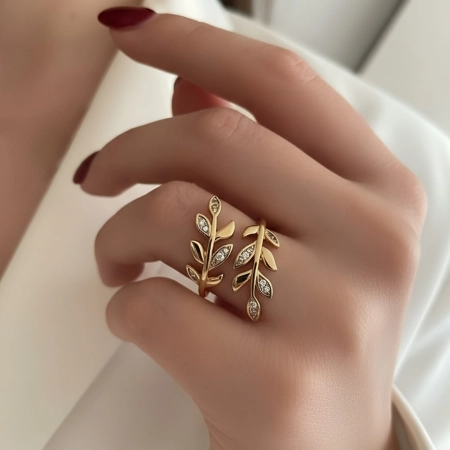 انگشتر گلبرگ دو لاین ژوپینگ کد 601