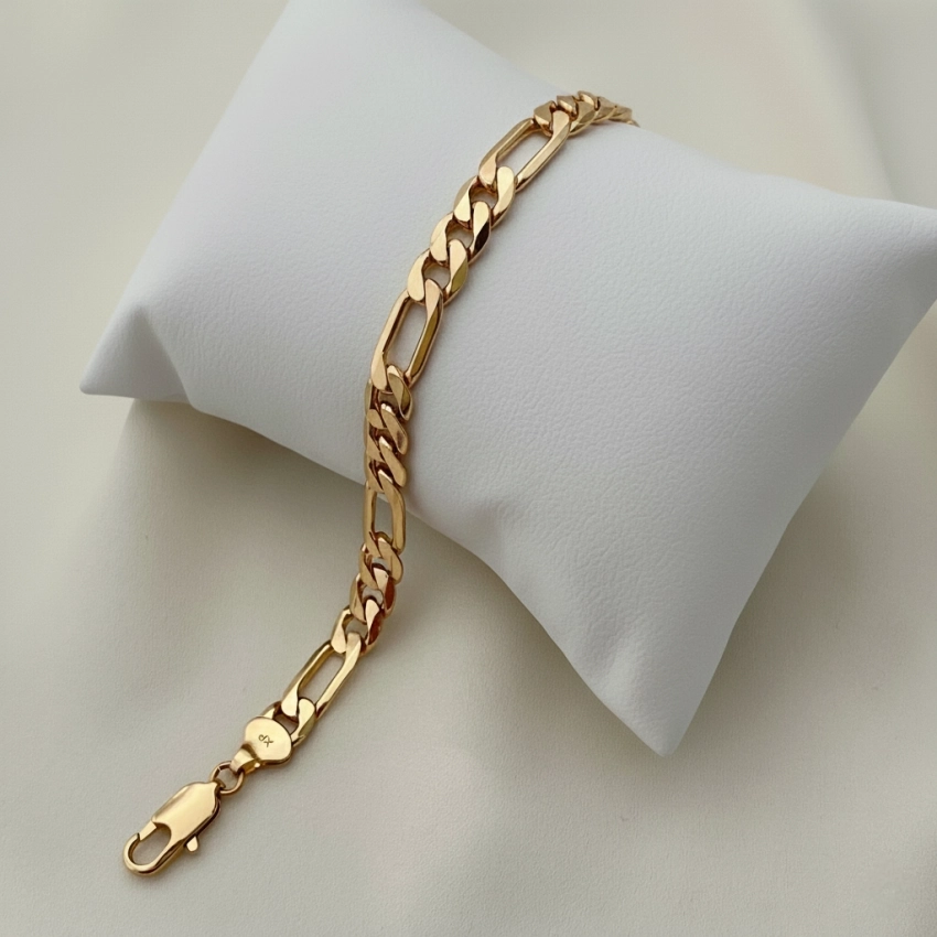 دستبند فیگاره 8 میل ژوپینگ کد 703