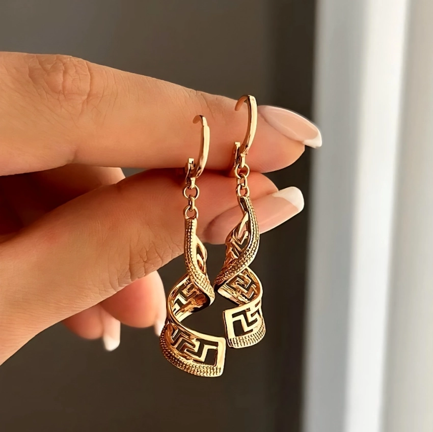 گوشواره آویز ورساچه ژوپینگ کد 699