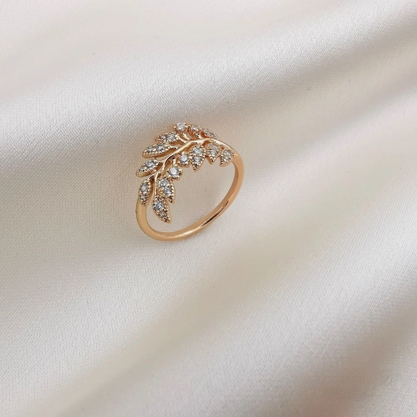 انگشتر برگ زیتون ژوپینگ کد 634