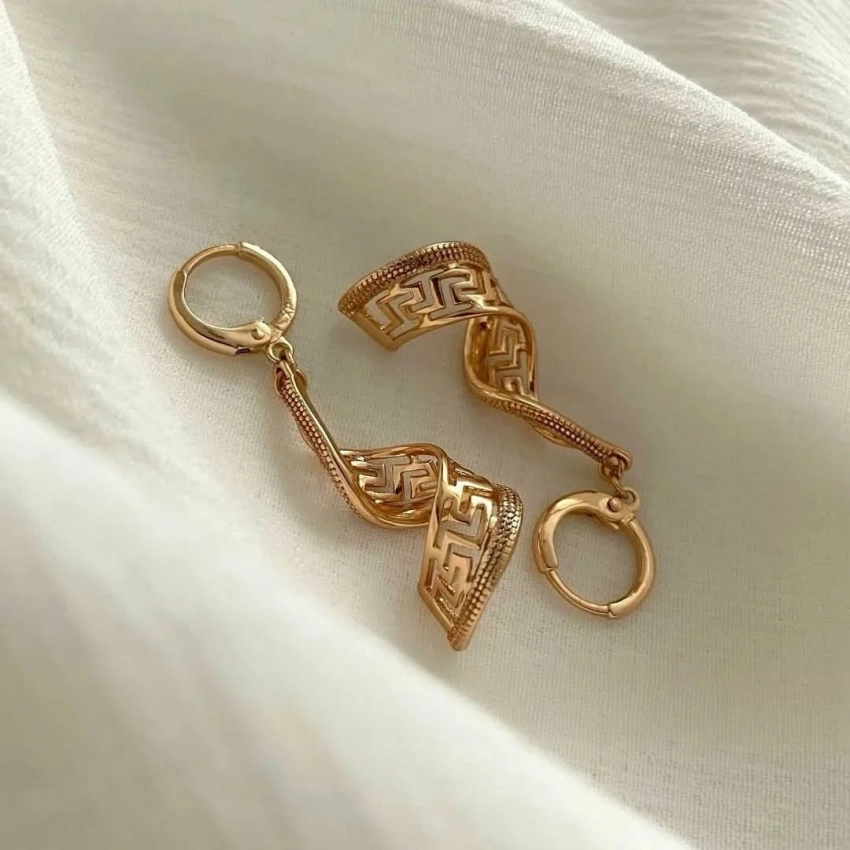 گوشواره آویز ورساچه ژوپینگ کد 699