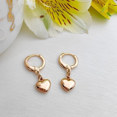 گوشواره قلبی ژوپینگ کد 695