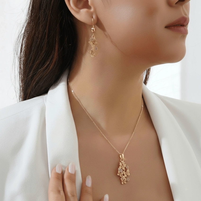 نیمست پروانه طرح طلا ژوپینگ کد 720 2