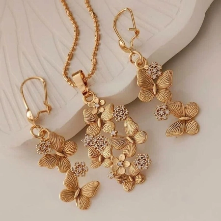 نیمست پروانه طرح طلا ژوپینگ کد 720