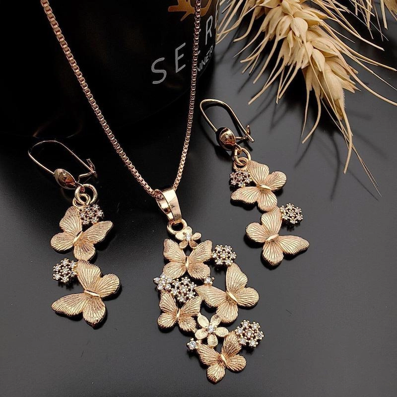 نیمست پروانه طرح طلا ژوپینگ کد 720