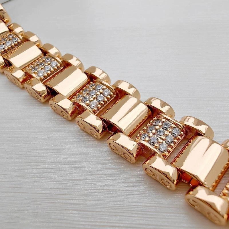 دستبند رولکس نگین دار ژوپینگ کد 719 2