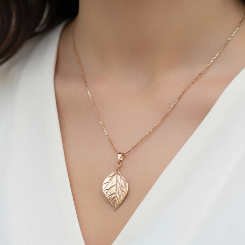 نیم ست طرح برگ ساده ژوپینگ کد 507