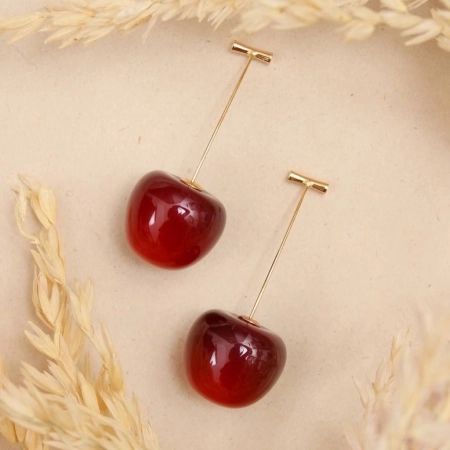 گوشواره گیلاس فشن جولری کد 826