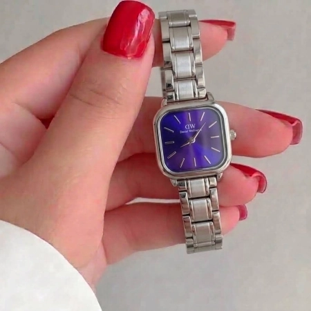 ساعت مچی کلاسیک زنانه Daniel Wellington دنیل ولینگتون صفحه بنفش کد 978